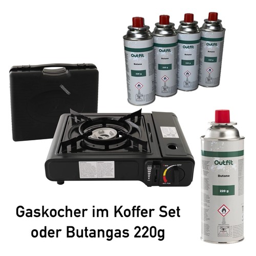 Gaskocher koffer set - koffer,