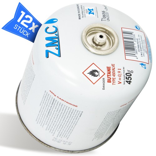 Zmc 12x gaskartuschen 450g - 12x,
